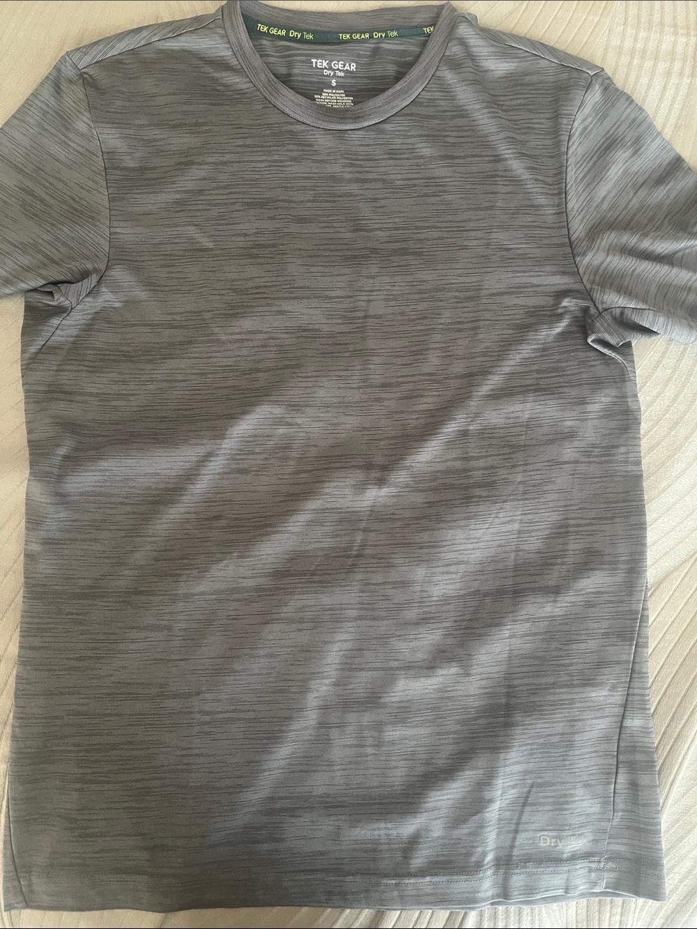 tek gear Gray Heather Short Sleeve Performance Tee